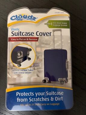 Clouddz Elastic Suitcase Cover Fits Up to 21” Carry-On